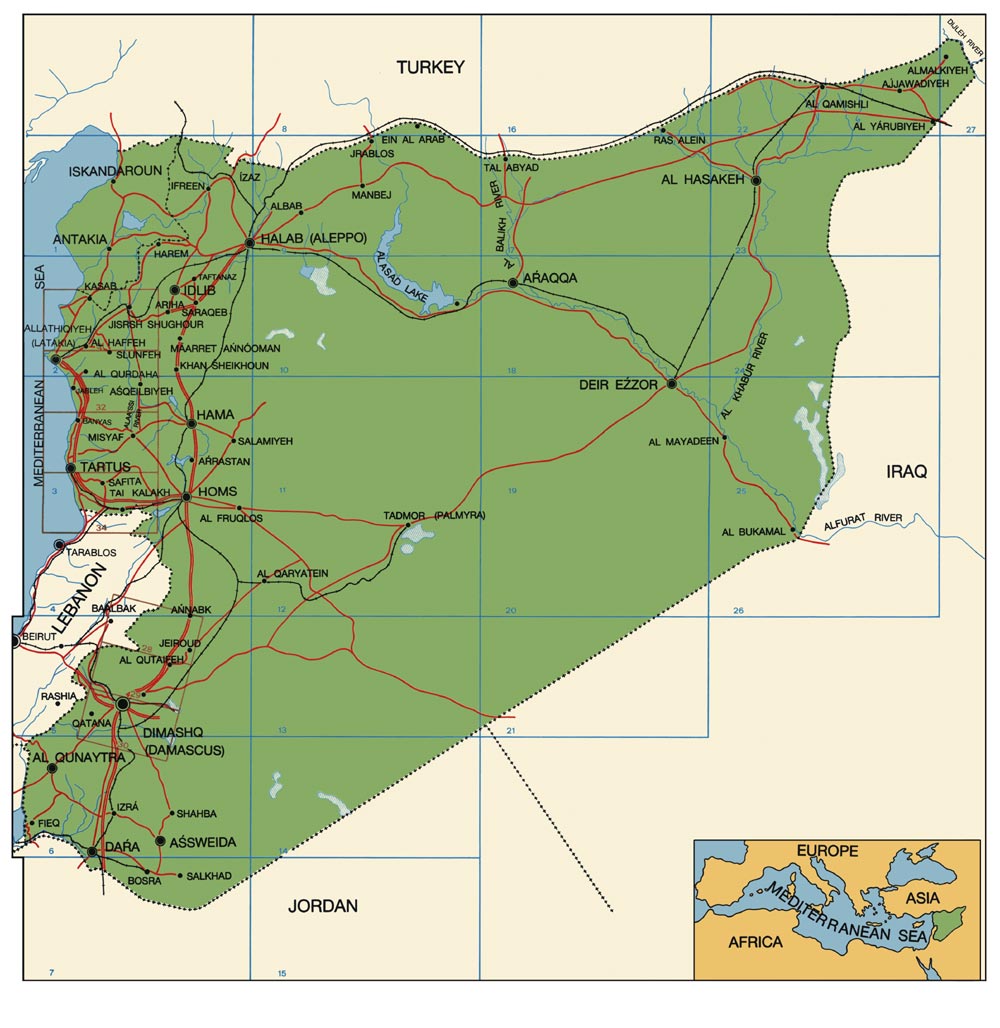 siria map